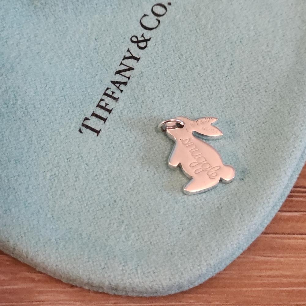 Retired Sterling Silver Tiffany & Co. Snuggle Bunny Charm